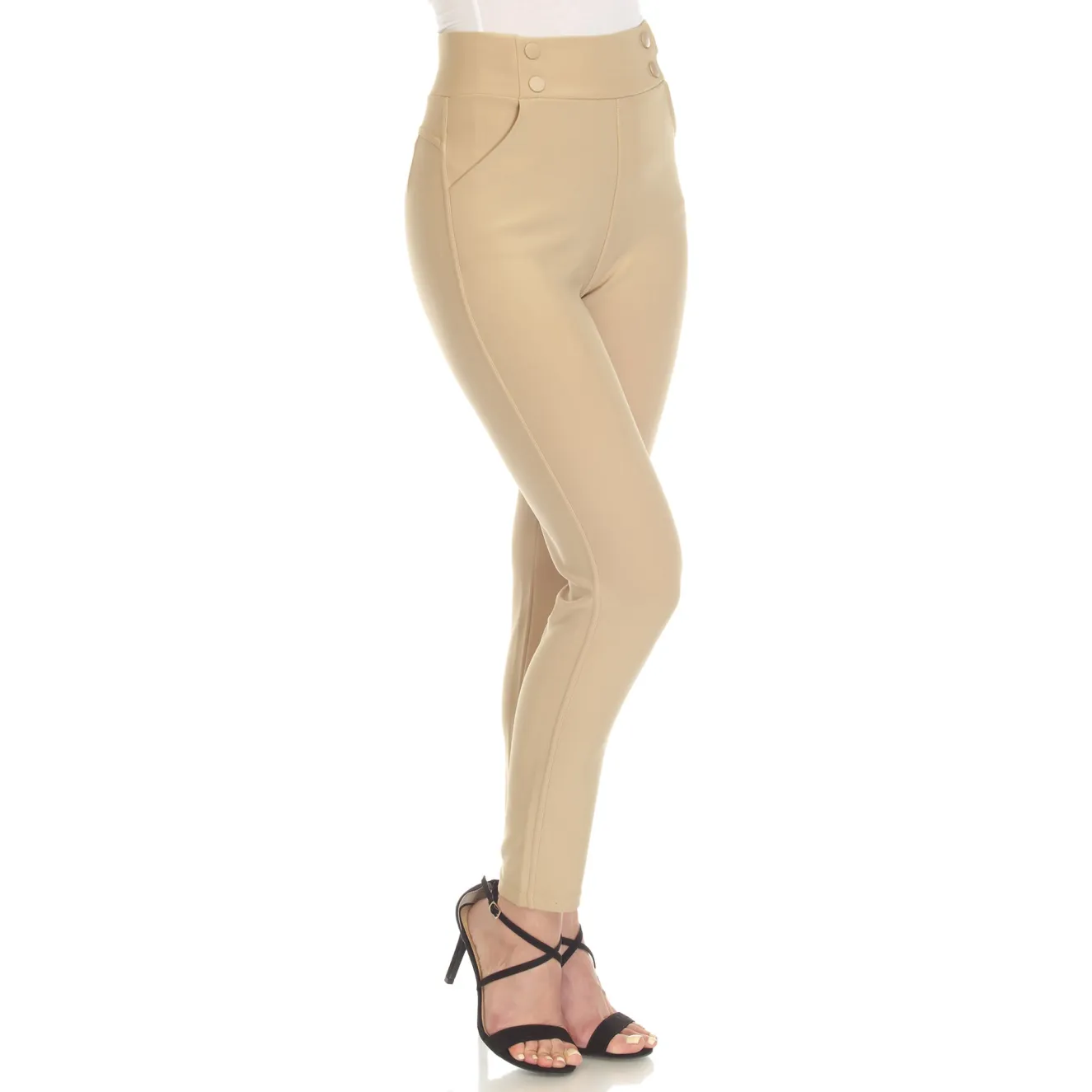 Super Soft Elastic Waistband Scuba Pants