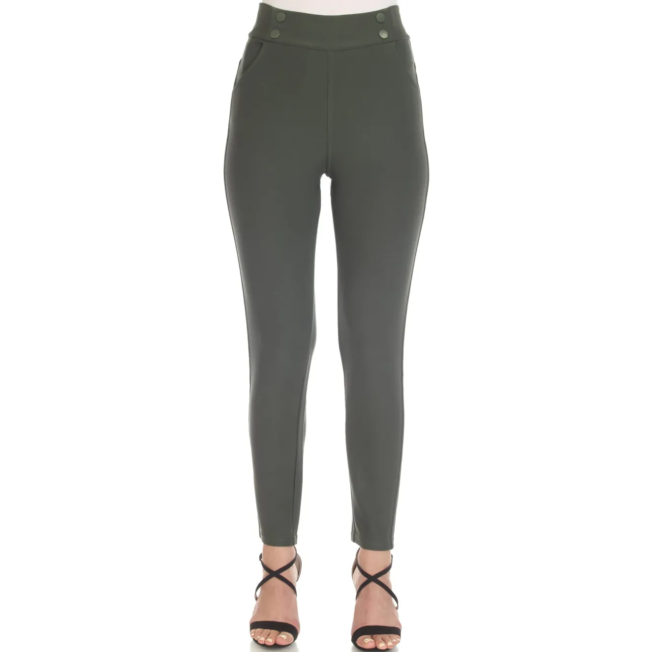 Super Soft Elastic Waistband Scuba Pants