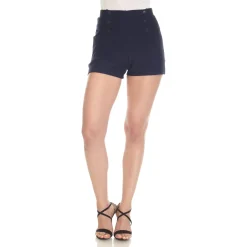 Tailored Front Button Shorts