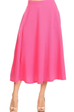 Tasmin Flare Midi Skirts