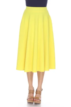 Tasmin Flare Midi Skirts