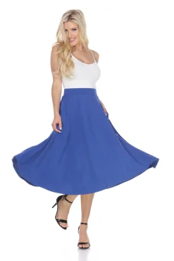 Tasmin Flare Midi Skirts