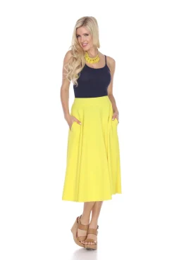 Tasmin Flare Midi Skirts