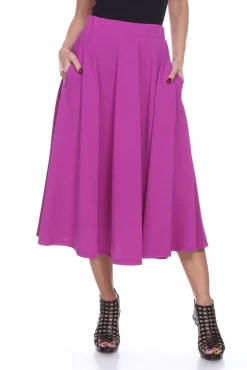 Tasmin Flare Midi Skirts