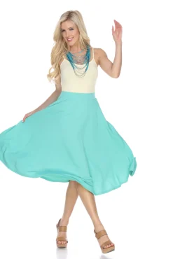 Tasmin Flare Midi Skirts