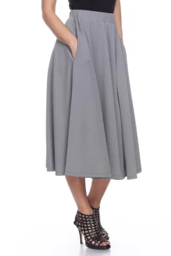 Tasmin Flare Midi Skirts