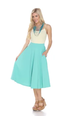 Tasmin Flare Midi Skirts