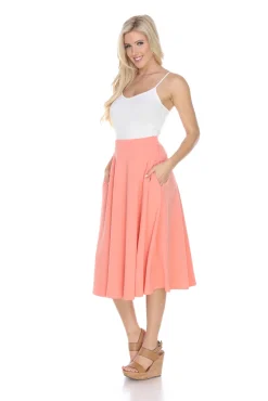 Tasmin Flare Midi Skirts