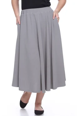 Tasmin Flare Midi Skirts - Plus