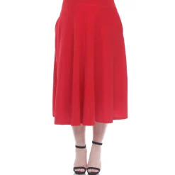 Tasmin Flare Midi Skirts - Plus