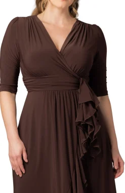 Veronica Ruffle Evening Gown - Plus