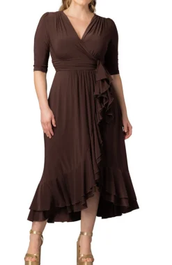Veronica Ruffle Evening Gown - Plus
