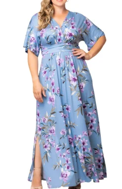 Vienna Maxi Dress - Dreamy Blue - Plus