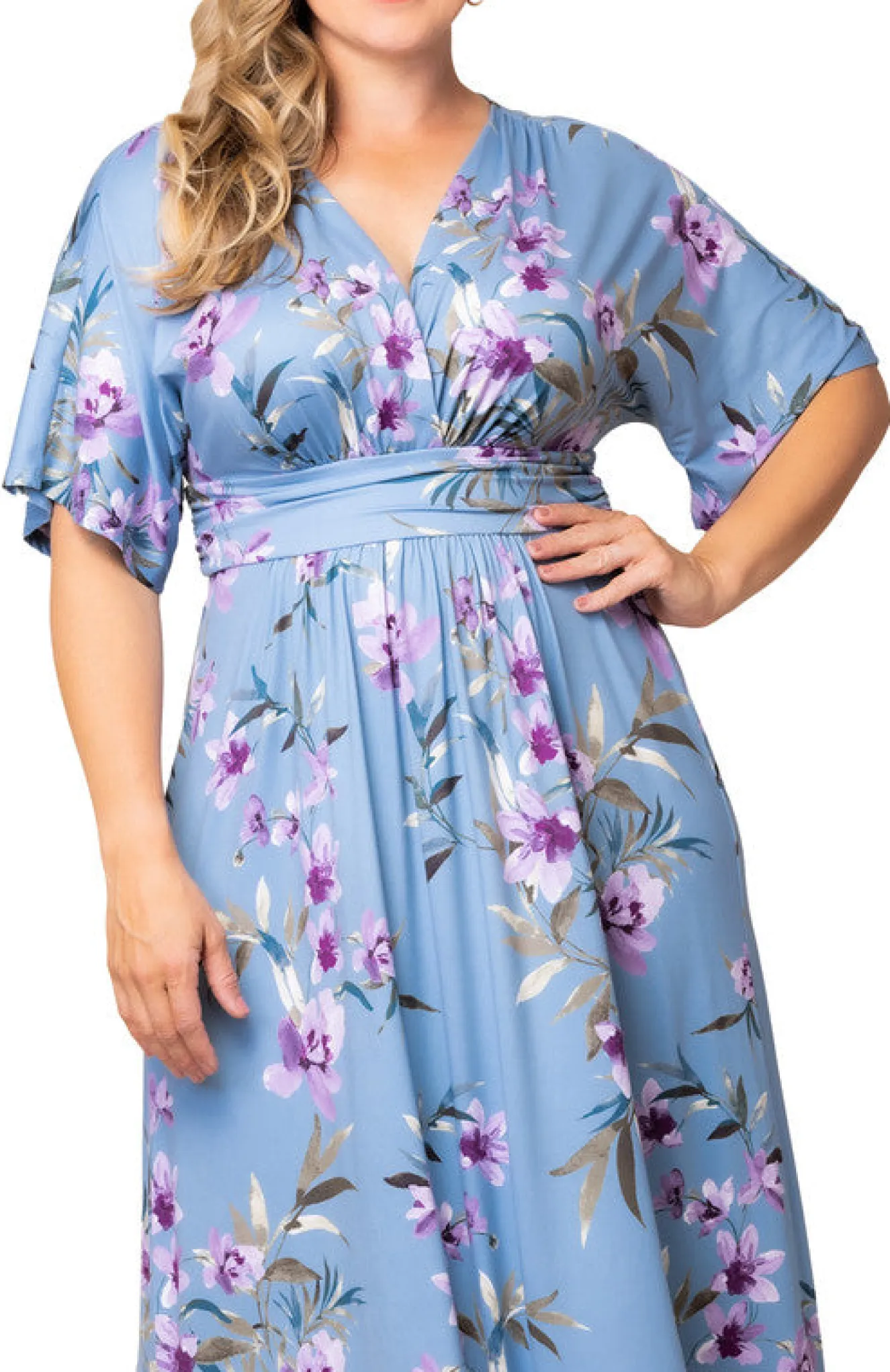 Vienna Maxi Dress - Dreamy Blue - Plus