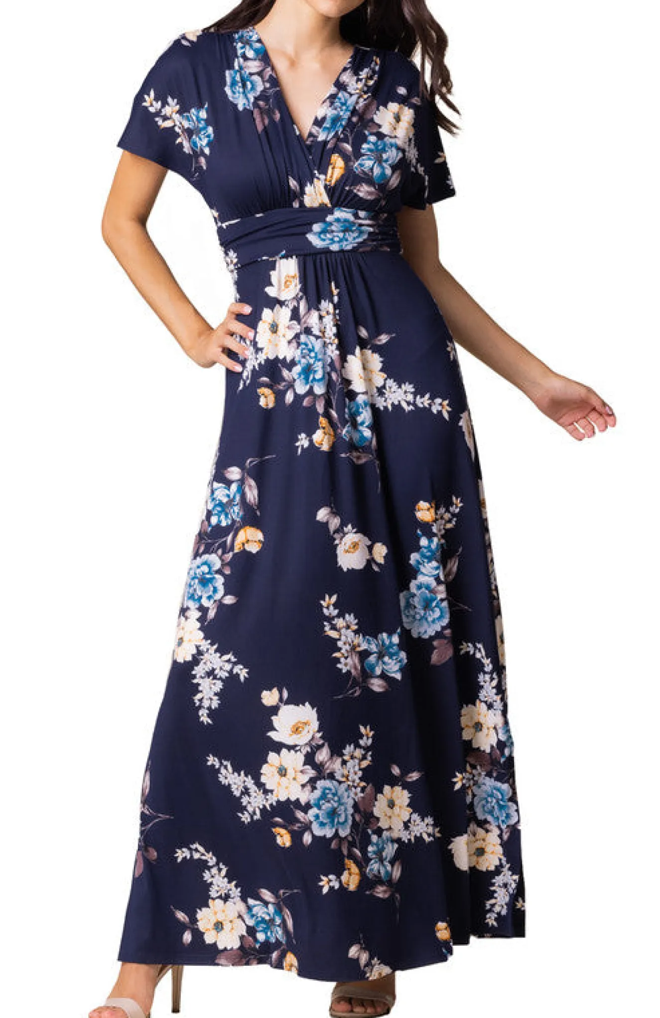Vienna Maxi Dress in Plum Passion