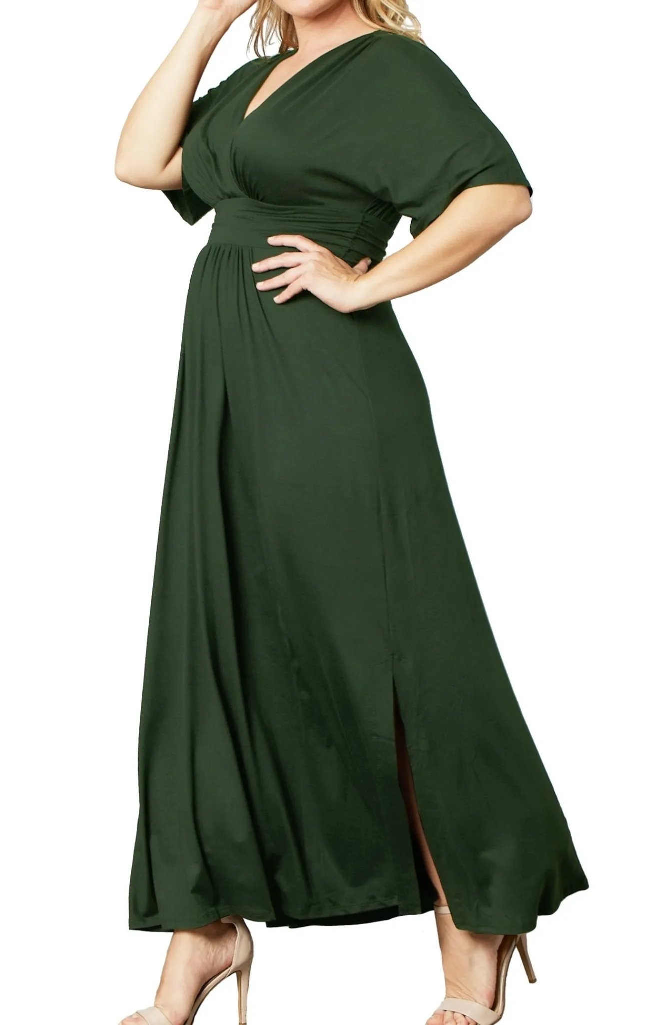 Vienna Maxi Floral Dress - Plus