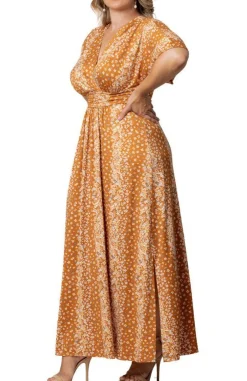 Vienna Maxi Floral Dress - Plus