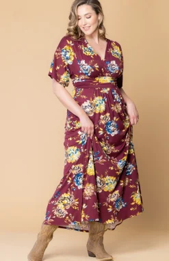 Vienna Maxi Floral Dress - Plus