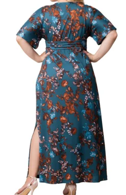 Vienna Maxi Floral Dress - Plus