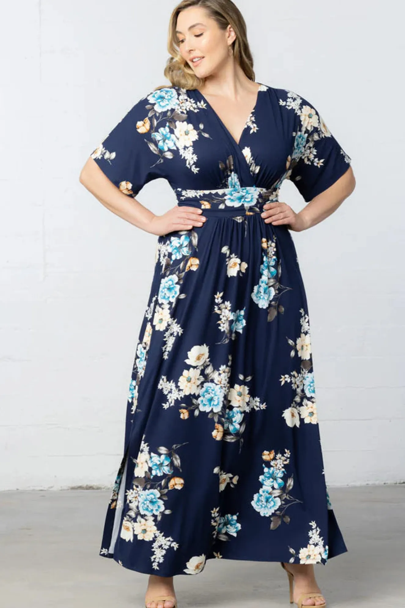 Vienna Maxi Floral Dress - Plus
