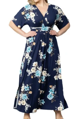 Vienna Maxi Floral Dress - Plus