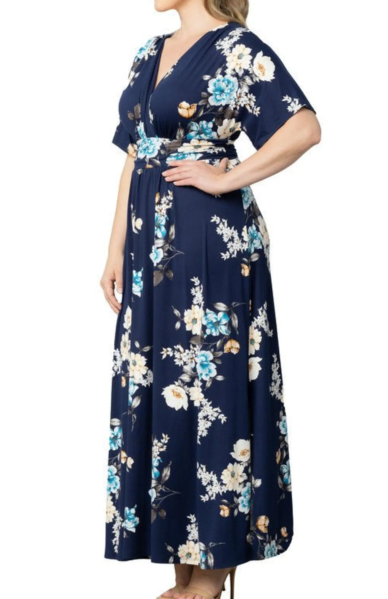 Vienna Maxi Floral Dress - Plus