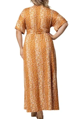 Vienna Maxi Floral Dress - Plus