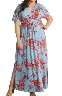 Vienna Maxi Floral Dress - Plus