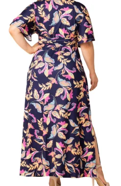 Vienna Maxi Floral Dress - Plus