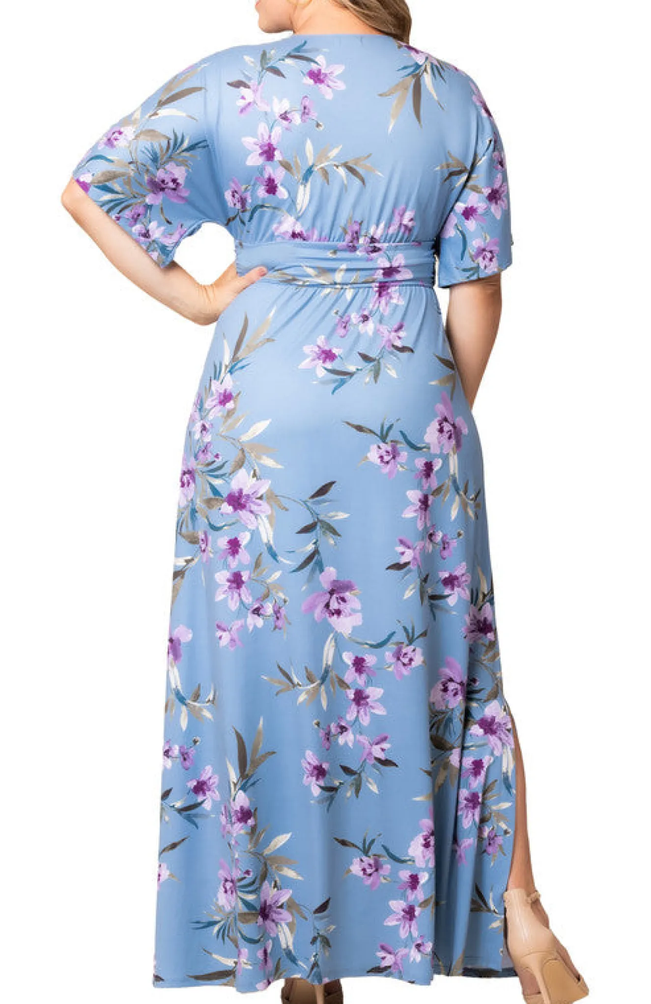 Vienna Maxi Floral Dress - Plus