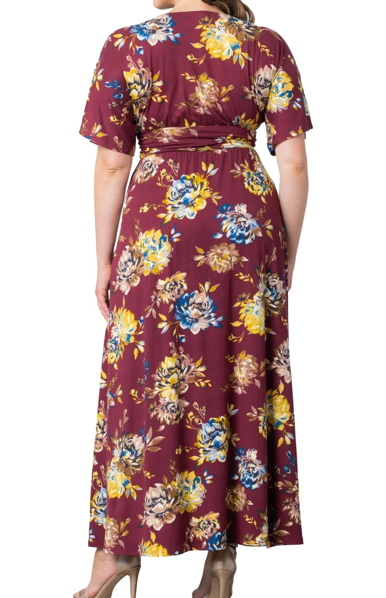 Vienna Maxi Floral Dress - Plus