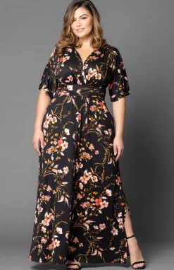 Vienna Maxi Floral Dress - Plus