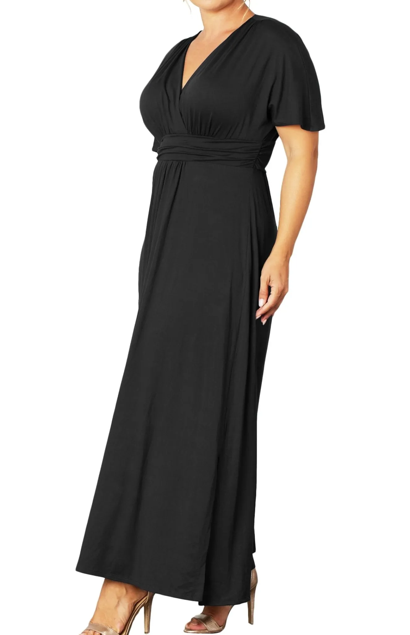 Vienna Maxi Floral Dress - Plus
