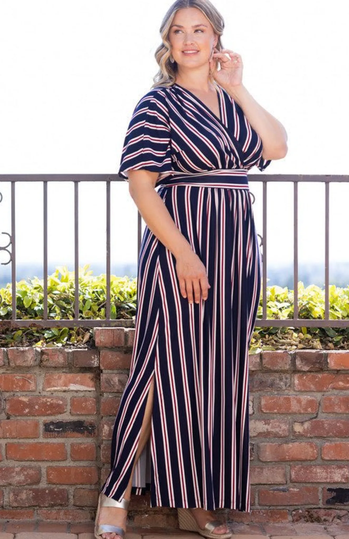 Vienna Maxi Floral Dress - Plus