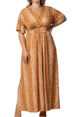 Vienna Maxi Floral Dress - Plus