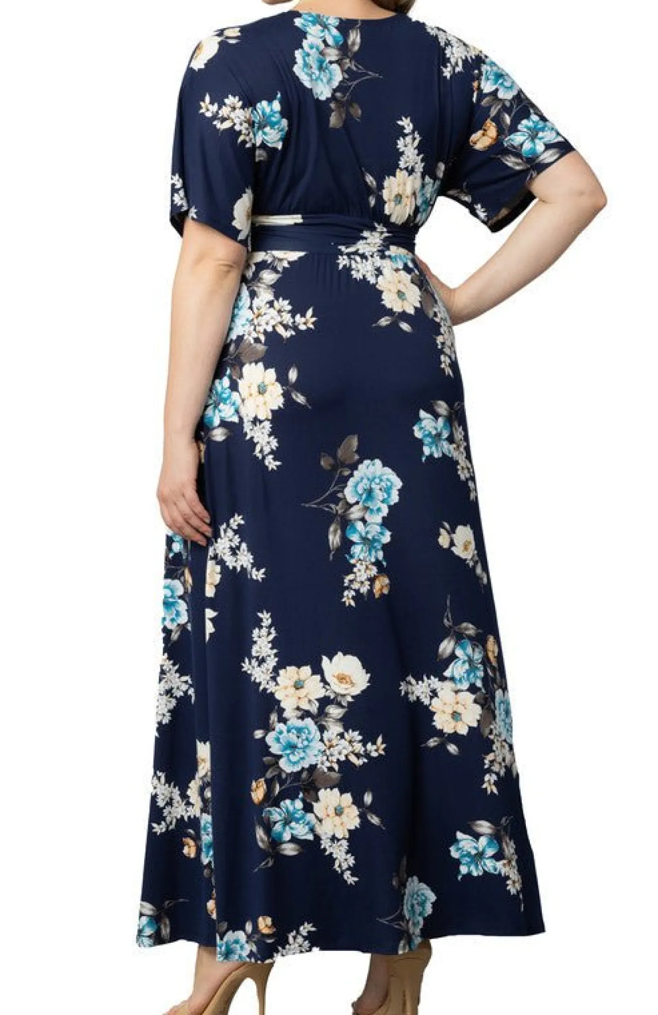 Vienna Maxi Floral Dress - Plus