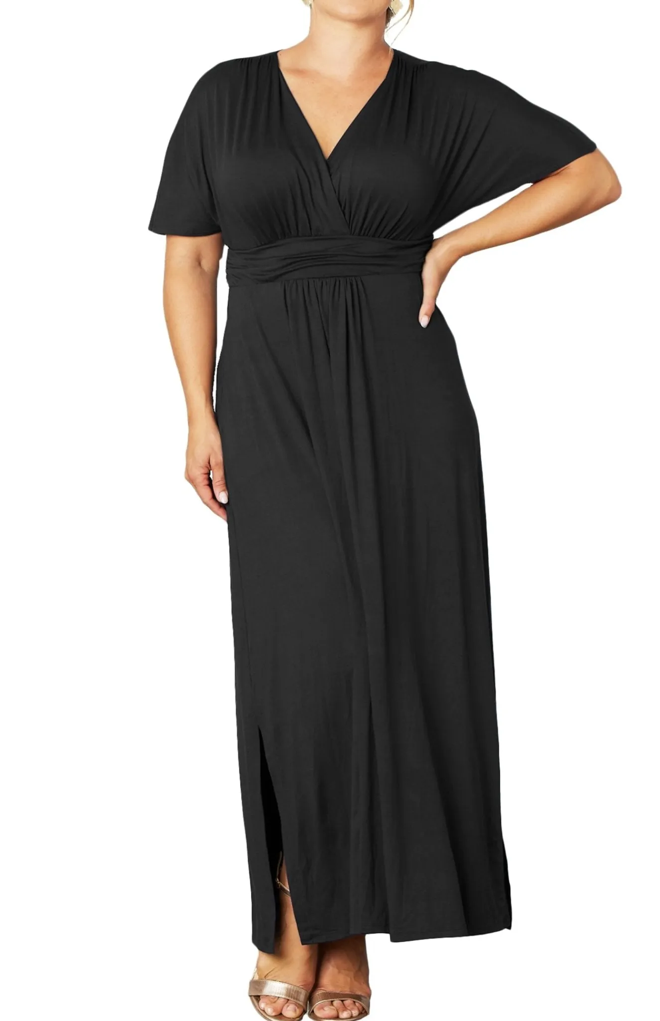 Vienna Maxi Floral Dress - Plus