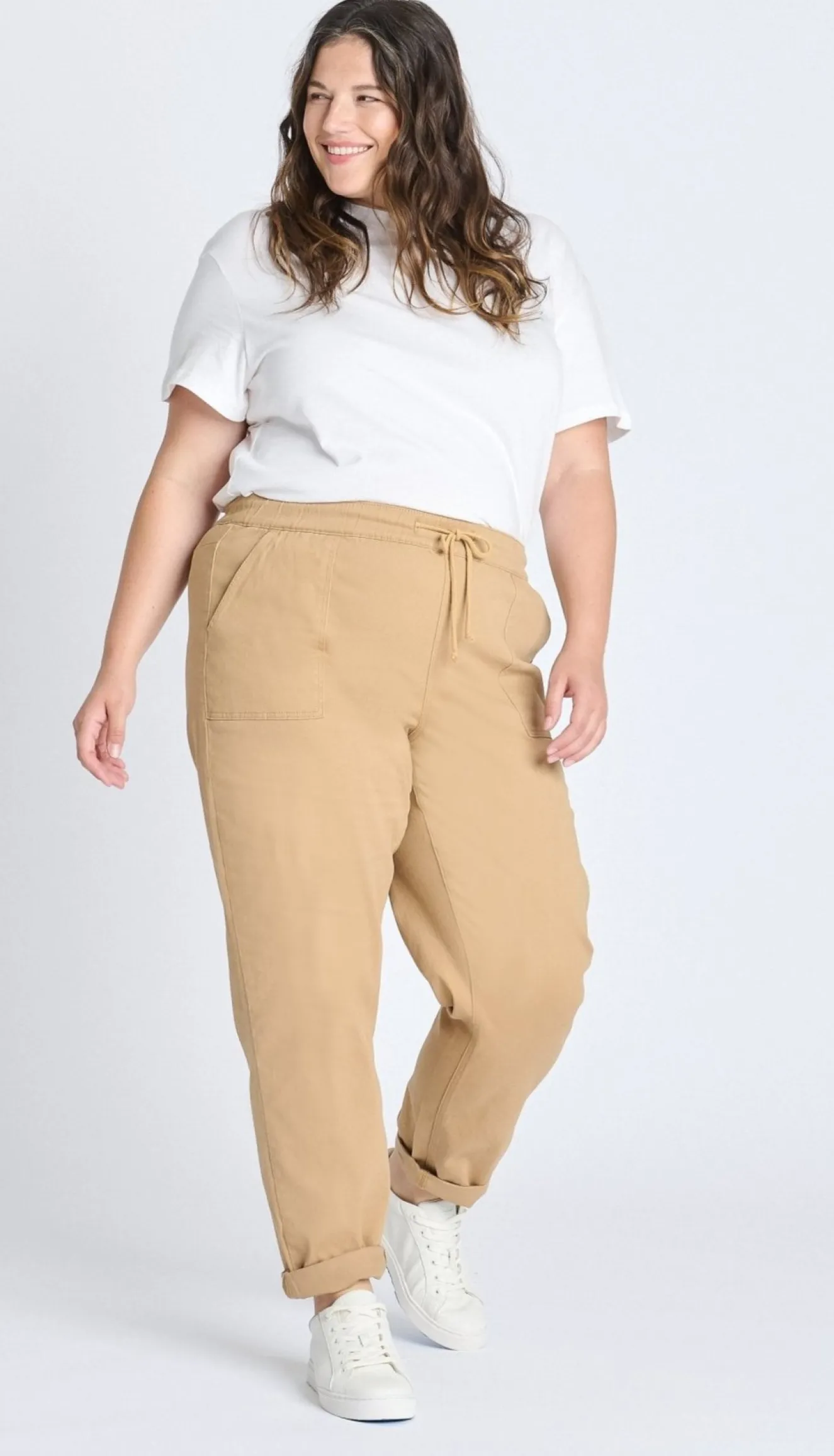 Westport Khaki Weekender Twill Jogger - Plus