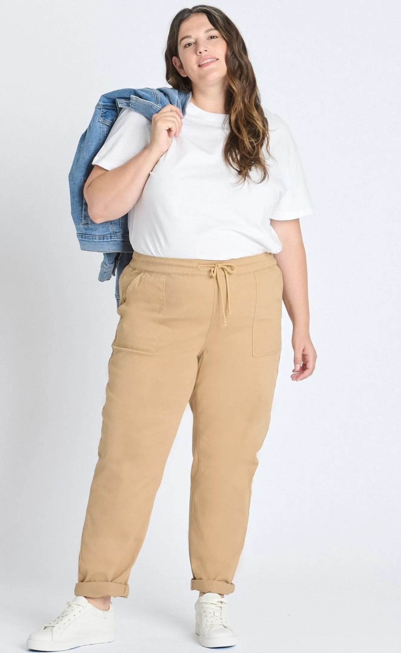 Westport Khaki Weekender Twill Jogger - Plus