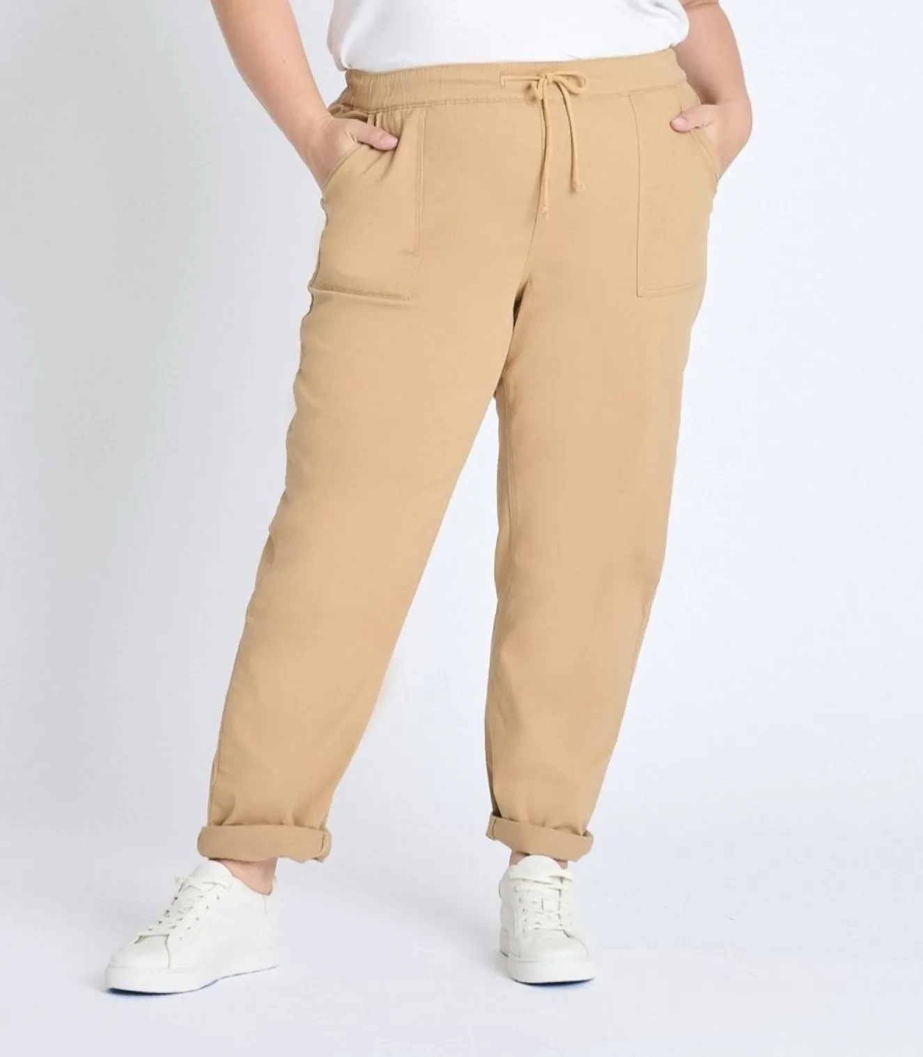 Westport Khaki Weekender Twill Jogger - Plus