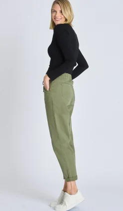 Westport Olive Weekender Twill Jogger - Plus