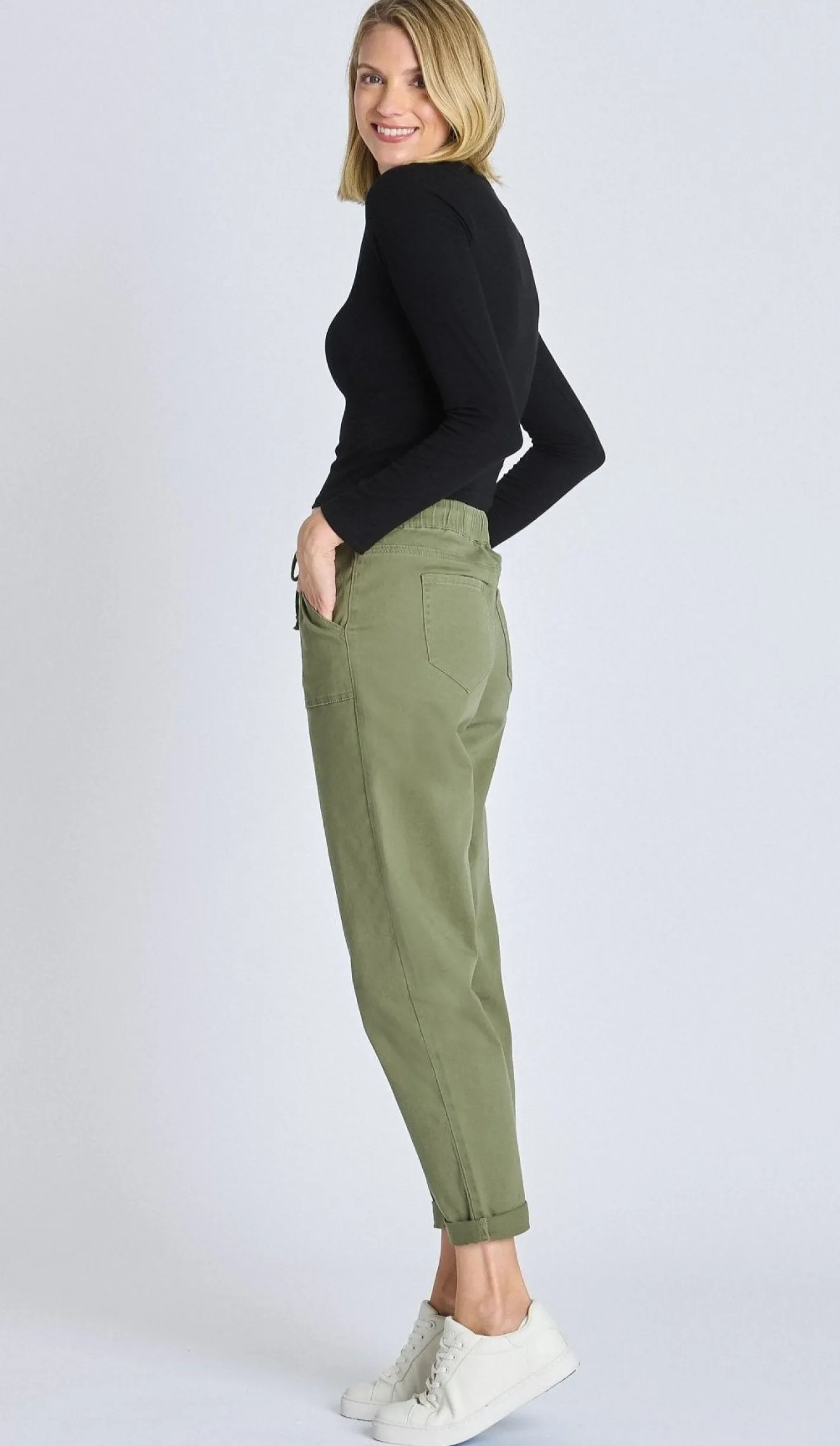 Westport Olive Weekender Twill Jogger