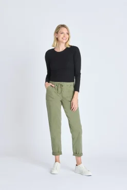Westport Olive Weekender Twill Jogger