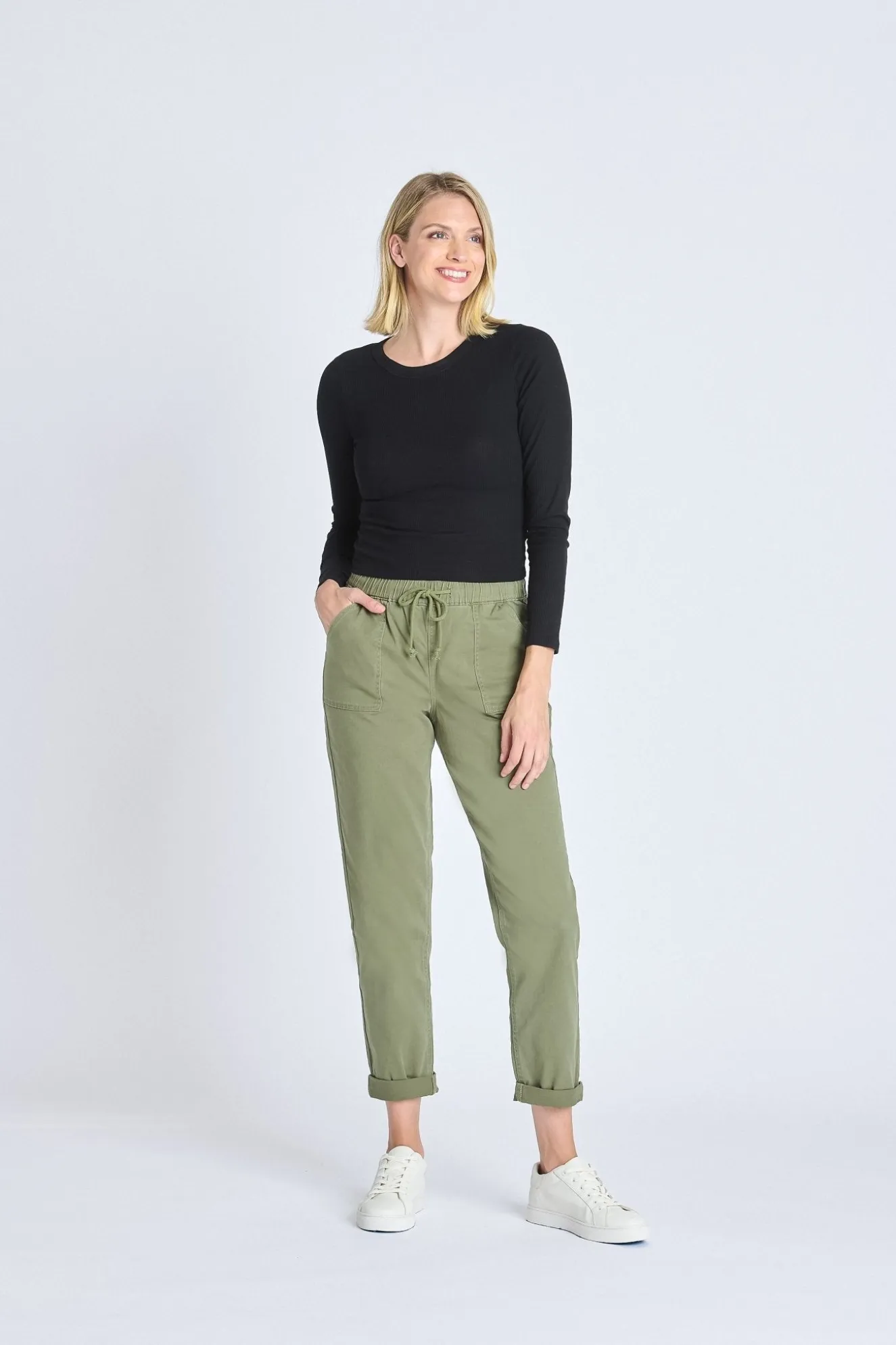 Westport Olive Weekender Twill Jogger