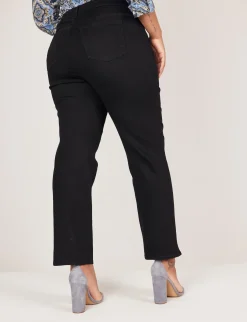 Westport Signature Black Straight Leg Jeans - Plus