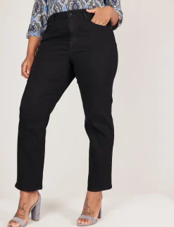 Westport Signature Black Straight Leg Jeans - Plus