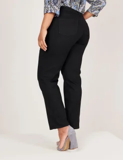 Westport Signature Black Straight Leg Jeans - Plus