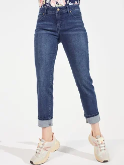 Westport Signature Girlfriend 5 Pocket Selvedge Cuff Jeans