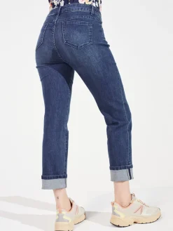 Westport Signature Girlfriend 5 Pocket Selvedge Cuff Jeans