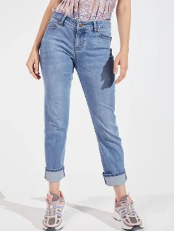 Westport Signature Girlfriend 5 Pocket Selvedge Cuff Jeans